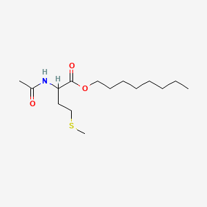 molecular formula C15H29NO3S B12644645 Octyl N-acetyl-DL-methionate CAS No. 94160-18-6