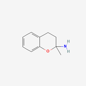 molecular formula C10H13NO B1264471 2-Methyl-3,4-dihydrochromen-2-amine 