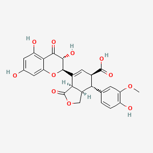 molecular formula C25H22O11 B1264477 Silyamandin CAS No. 1009565-36-9