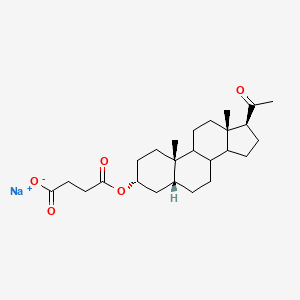 molecular formula C25H37NaO5 B1264479 3alpha5betaHS CAS No. 2766-62-3
