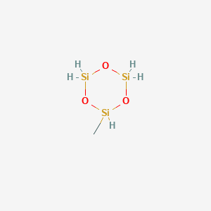 molecular formula CH8O3Si3 B1264487 2-Methylcyclotrisiloxane 
