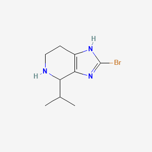 2-bromo-4-(propan-2-yl)-1H,4H,5H,6H,7H-imidazo[4,5-c]pyridine