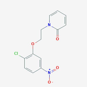 1-[2-(2-Chloro-5-nitrophenoxy)ethyl]pyridin-2-one