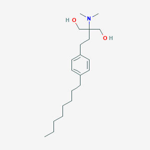 molecular formula C21H37NO2 B126449 2-二甲基氨基芬戈莫德 CAS No. 1404433-87-9