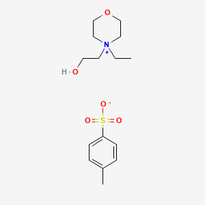 4-Ethyl-4-(2-hydroxyethyl)morpholin-4-ium 4-methylbenzene-1-sulfonate