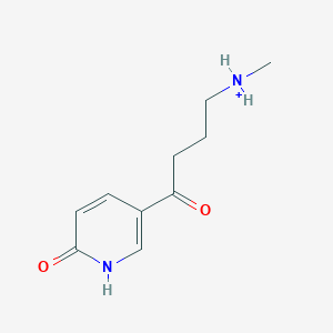 6-Hydroxypseudooxynicotinium(1+)