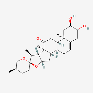 molecular formula C27H40O5 B12644954 Kammogenin CAS No. 564-44-3