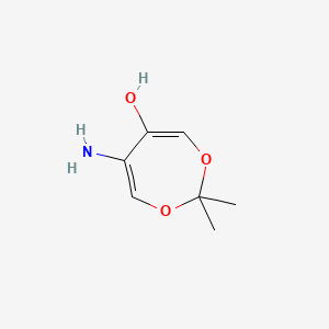 6-Amino-2,2-dimethyl-1,3-dioxepin-5-ol