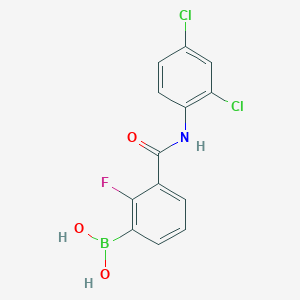 3-(2,4-Dichlorophenylcarbamoyl)-2-fluorobenzeneboronic acid