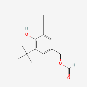 molecular formula C16H24O3 B12645009 3,5-Di-tert-butyl-4-hydroxybenzyl formate CAS No. 93156-98-0