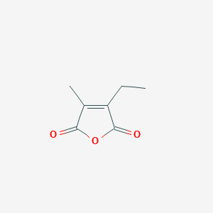 molecular formula C7H8O3 B126451 Ethylmethylmaleic anhydride CAS No. 3552-33-8