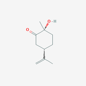 molecular formula C10H16O2 B1264522 (1R,4S)-1-羟基柠檬烯-2-酮 