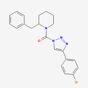 Methanone, [4-(4-broMophenyl)-1H-1,2,3-triazol-1-yl][2-(phenylMethyl)-1-piperidinyl]-