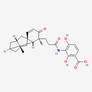 molecular formula C25H29NO6 B1264549 Carbaplatensimycin 