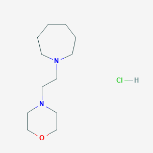 4-[2-(Azepan-1-yl)ethyl]morpholine;hydrochloride