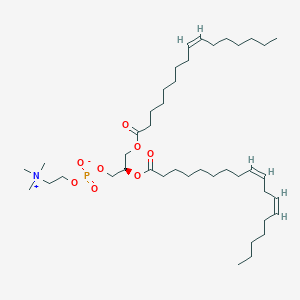 molecular formula C42H78NO8P B1264551 PC(16:1(9Z)/18:2(9Z,12Z)) CAS No. 182820-31-1