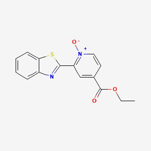 2-(2-Benzothiazolyl)-4-(ethoxycarbonyl)pyridine 1-oxide