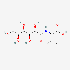 molecular formula C11H21NO8 B12645559 N-D-Gluconoyl-L-valine CAS No. 94071-06-4