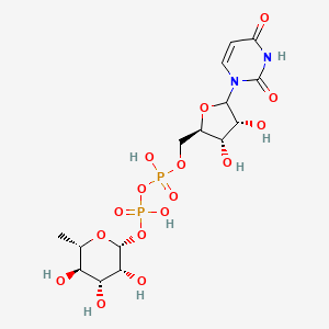 molecular formula C15H24N2O16P2 B1264566 UDP-L-rhamnose 