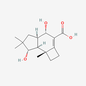 molecular formula C15H22O4 B1264583 Pasteurestin B 