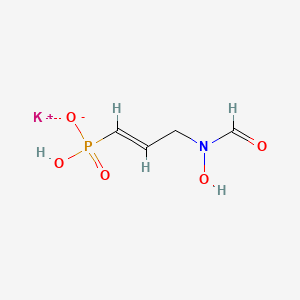 molecular formula C4H7KNO5P B1264586 Monopotassium (E)-(3-(formylhydroxyamino)-1-propenyl)phosphonate CAS No. 66508-52-9