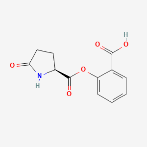 o-Carboxyphenyl 5-oxo-L-prolinate