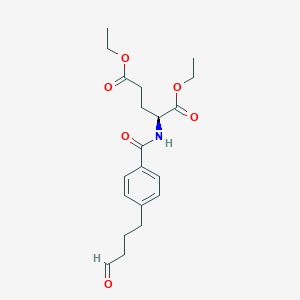 Diethyl N-(4-(4-oxobutyl)benzoyl)-L-glutamate