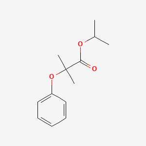 molecular formula C13H18O3 B12646066 Isopropyl 2-phenoxyisobutyrate CAS No. 72575-86-1