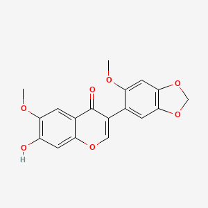 molecular formula C18H14O7 B1264616 达尔特肝素 