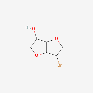 6-Bromohexahydrofuro(3,2-b)furan-3-ol