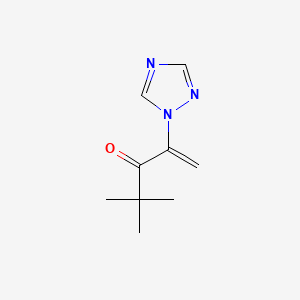 1-Penten-3-one, 4,4-dimethyl-2-(1H-1,2,4-triazol-1-yl)-