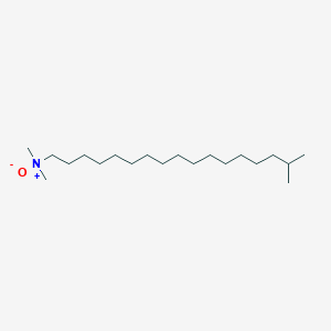 molecular formula C20H43NO B12646257 Isooctadecanamine, N,N-dimethyl-, N-oxide CAS No. 125972-19-2