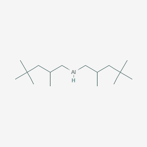 molecular formula C16H35Al B12646289 Hydrobis(2,4,4-trimethylpentyl)aluminium CAS No. 84012-67-9