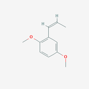 molecular formula C11H14O2 B12646312 Z-2,5-Dimethoxypropenylbenzene CAS No. 19785-01-4