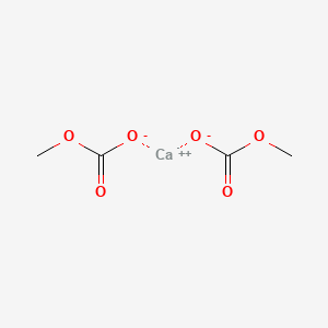 molecular formula C4H6CaO6 B12646331 Calcium dimethyl dicarbonate CAS No. 24331-27-9