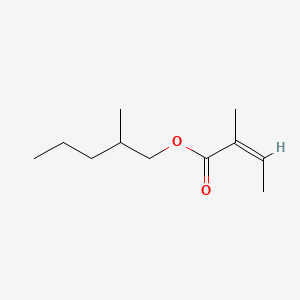 molecular formula C11H20O2 B12646337 2-Methylpentyl 2-methylisocrotonate CAS No. 83783-81-7