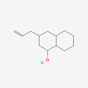 molecular formula C13H22O B12646448 3-Allyldecahydro-1-naphthol CAS No. 94277-28-8