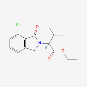 Ethyl 2-(7-chloro-1-oxoisoindolin-2-yl)-3-methylbutanoate