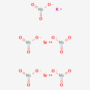 Potassium distrontium pentaniobate