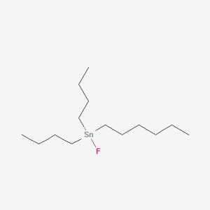 Dibutylfluorohexylstannane