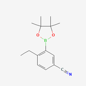 4-ethyl-3-(4,4,5,5-tetramethyl-1,3,2-dioxaborolan-2-yl)Benzonitrile