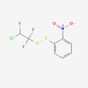 2-Chloro-1,1,2-trifluoroethyl 2-nitrophenyl disulfide