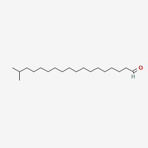 molecular formula C19H38O B12646629 Isononadecan-1-al CAS No. 93843-22-2