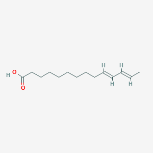 molecular formula C14H24O2 B1264663 (10E,12E)-10,12-Tetradecadienoic acid 