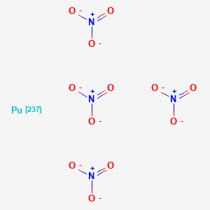 molecular formula N4O12Pu-4 B12646687 Nitric acid, plutonium(4+)-237Pu salt CAS No. 54419-92-0