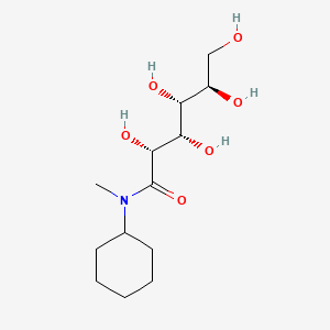 molecular formula C13H25NO6 B12646692 N-Cyclohexyl-N-methyl-D-gluconamide CAS No. 93804-57-0