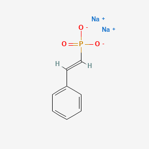 molecular formula C8H7Na2O3P B12646737 Disodium (2-phenylvinyl)phosphonate CAS No. 80286-14-2