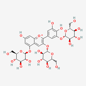 Delphinidin 3,5,3'-triglucoside