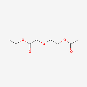 molecular formula C8H14O5 B12646741 Ethyl acetoxyethoxyacetate CAS No. 94201-94-2