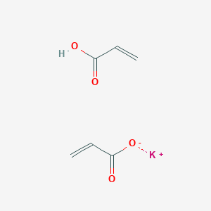 molecular formula C6H7KO4 B12646748 Potassium;prop-2-enoate;prop-2-enoic acid CAS No. 9003-02-5